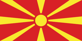 Flaga Macedonia Północna