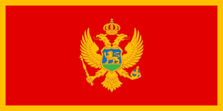 Flaga Czarnogóra