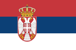 Flaga Serbia