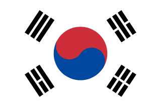 Flaga Korea Południowa